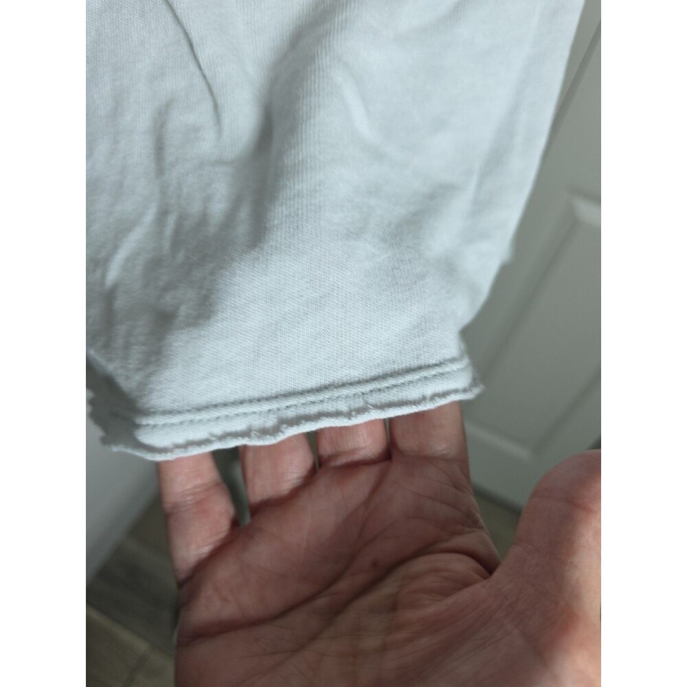 Torrid Festi Crop Size 2 Oversized T-Shirt Raw Hem (Very Light Blue) Cap Sleeve - Picture 2 of 9